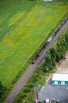 Freight Train Quebec Canada