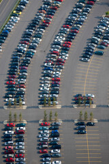 Car Parking Lot Quebec Canada