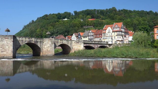 Alte Werrabr&uuml;cke in Hann.M&uuml;nden
