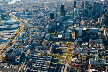 Downtown Montreal in Summer Quebec Canada