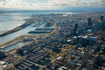 Downtown Montreal in Summer Quebec Canada