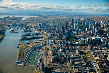 Downtown Montreal in Summer Quebec Canada