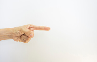 Gestures convey symbolic meanings of the muscles in the hands and fingers of a person.