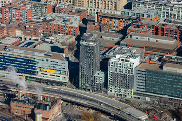 Downtown Montreal in Summer Quebec Canada