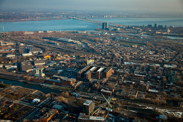 Downtown Montreal in Summer Quebec Canada