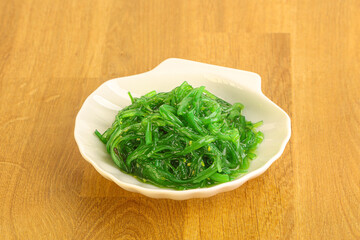 Japanese traditional seaweed salad Chukka