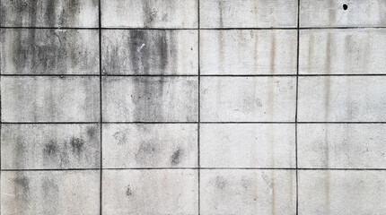 background of weathered concrete block wall. grey grungy and stained outdoor wall background. old grey brick wall.