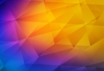 Light Blue, Red vector abstract mosaic pattern.