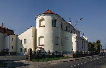 Catholic church of St. Michael the Archangel in Novogrudok. Belarus