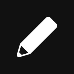 Pencil Icon on grey background