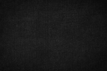 Black fabric texture. top view