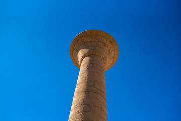 Ancient ruins of Karnak temple in Luxor. Egypt