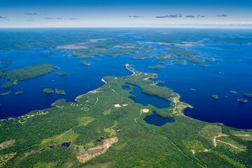 Réservoir Baskatong Boreal Forest and Tundra  Quebec Canada