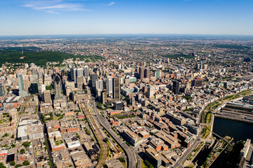 Obraz premium Downtown Montreal in Summer Quebec Canada