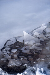 ice on the river