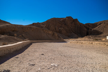 Old ancient egyptian buildings in Luxor
