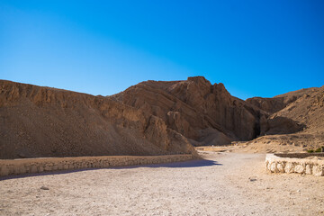 Old ancient egyptian buildings in Luxor