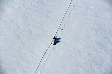 Winter Horse Drawn Sledding Tour Southwest of Deschaillons-sur-St-Laurent Quebec Canada