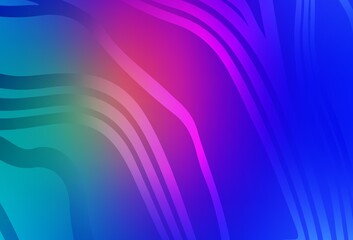 Light Blue, Red vector pattern with lines.