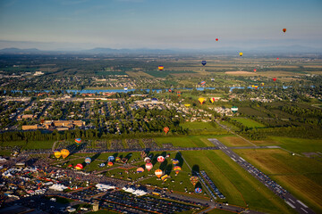 Hot Air Balloon Festival Quebec Canada