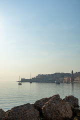 Fototapeta premium Morning walk in old part of Gaeta, ancient Italian city in province Latina