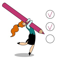 make notes in the to-do list