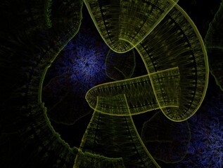 Imaginatory fractal abstract background Image