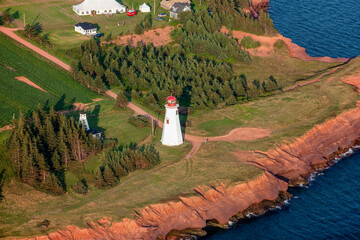 Coastal Lighthouse Bedeque Prince Edward Island Canada