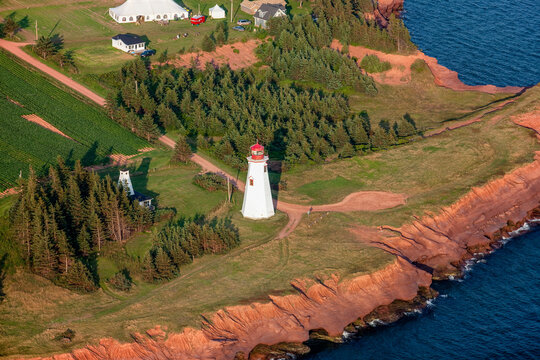 Coastal Lighthouse Bedeque Prince Edward Island Canada
