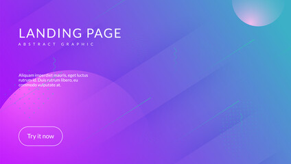 Neon Design. Cool Landing Page. Tech Gradient Poster. Technology Magazine. Minimal Layout. Plastic Frame. Modern Element. Violet Memphis Banner. Lilac Neon Design