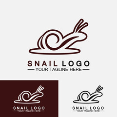 Snail Logo creative modern design inspiration vector