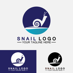 Snail Logo creative modern design inspiration vector