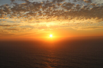 Fototapeta premium Most western sunset in Europe - Cabo de Roca, Portugal