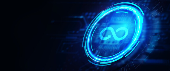 Obraz premium Modern business development, reuse design and renewable material resources. Sustainable strategic approach to waste disposal and maintaining a clean environment.