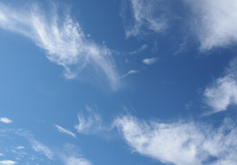 blue sky with clouds background