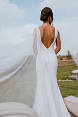 Fototapeta na wymiar Wedding Dress Detail