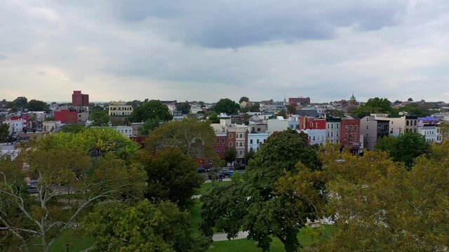 Aerial View of Riverview Fisk Park on a Cloudy Day - Part 2