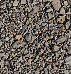 texture of stones on the road