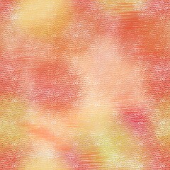 Yellow-red abstract background with leather texture for decoration.