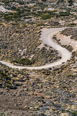 Sendero en el Parque Nacional del Teide, isla de Tenerife