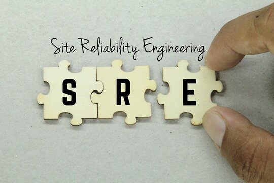 Wooden Puzzle With The Word Site Reliability Engineering