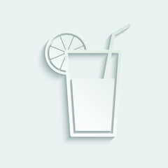 juice icon cocktail drink vector icon