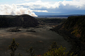 Fresh hardened Lava Kilauea volcano