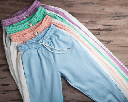 colorful urban sportswear made of cotton