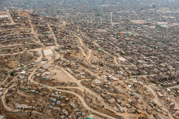 Slum District of Capital City Lima Peru