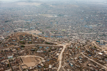 Slum District of Capital City Lima Peru