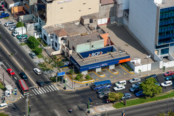 Central Downtown Commercial and Financial Districts Capital City Lima Peru