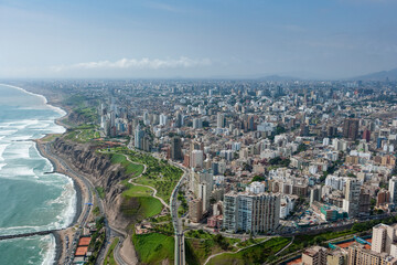 Central Downtown Commercial and Financial Districts Capital City Lima Peru