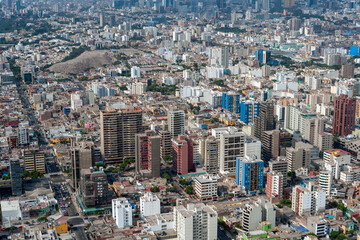 Central Downtown Commercial and Financial Districts Capital City Lima Peru