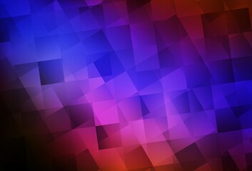 Obraz premium Dark Blue, Red vector backdrop with rhombus.